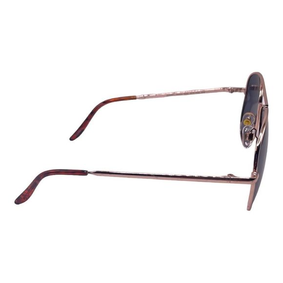 Gold Polarized Aviators Gray Lenses NS0281 Danny GLD POL DIS - Picture 3 of 7